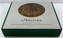 Masters Tournament 13-Inch Wooden Wall Clock with Original Box