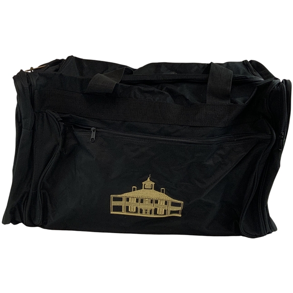 Augusta National Golf Club Member/Employee Clubhouse Logo Used Black Duffel Bag