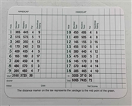 Langer, Player, Faldo & Couples Signed Augusta National Scorecards JSA ALOA