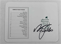 Langer, Player, Faldo & Couples Signed Augusta National Scorecards JSA ALOA
