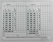 Langer, Player, Faldo & Couples Signed Augusta National Scorecards JSA ALOA