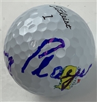 Player, Langer & Couples Signed Masters Logo Golf Balls JSA ALOA
