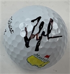 Player, Langer & Couples Signed Masters Logo Golf Balls JSA ALOA