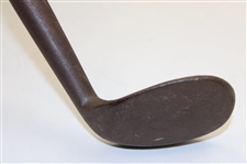 Antique Victor Special Concave Face Niblick Golf Club with Hickory Shaft