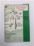 A Collection of Five 1967 Masters Tournament Memorabilia Items Including Pairing Sheets and Spectator Guide
