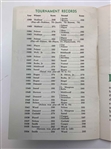A Collection of Five 1967 Masters Tournament Memorabilia Items Including Pairing Sheets and Spectator Guide