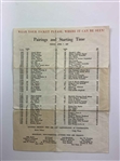 A Collection of Five 1967 Masters Tournament Memorabilia Items Including Pairing Sheets and Spectator Guide