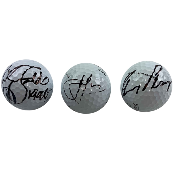 Nick Faldo, Cam Smith & Gary Player Signed 150th Open Golf Balls JSA ALOA