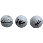 Jordan Spieth, Jake Knapp & Tom Kim Signed Golf Balls JSA ALOA