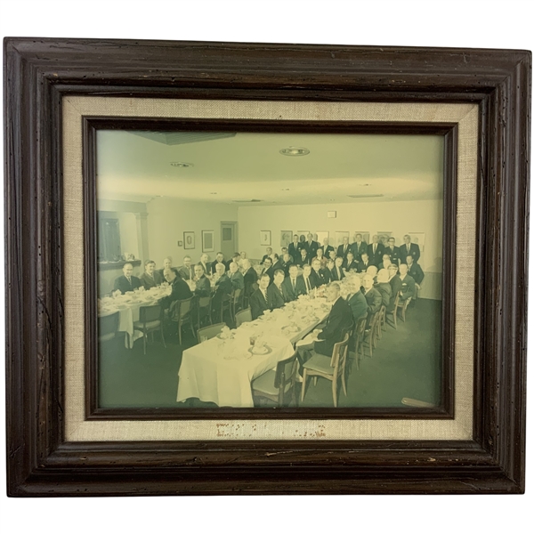 1970 Masters Tournament Amateur Dinner Framed  14 1/2x 12 1/2" Photograph Including Tom Watson