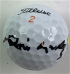 Jim Nantz & Hank Haney Signed Golf Balls JSA ALOA