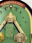 1932 Rabbit Golf Tabletop Bagatelle Game by Health Developing Apparatus Co. Inc.