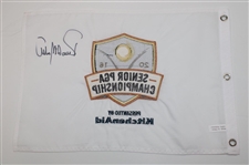 Rocco Mediate Signed 2016 Senior PGA Championship Embroidered Flag JSA ALOA