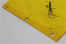 Colin Montgomerie Signed 2014 Senior PGA Championship Screen Flag JSA ALOA