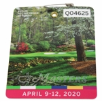 2020 Masters Tournament SERIES Badge #Q04625 - Dustin Johnson Winner
