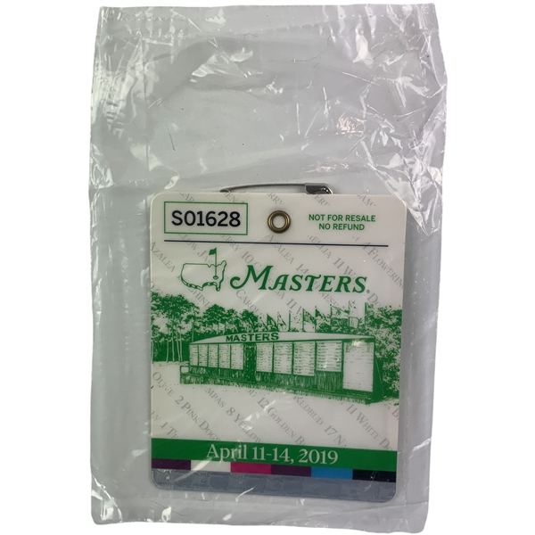 2019 Masters Tournament Series Badge in Original Unopened Packaging - Tiger Woods Win