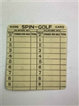 Vintage E-Zee-On Spin-Golf Tabletop Board Game Made in England