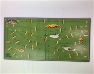 Vintage E-Zee-On Spin-Golf Tabletop Board Game Made in England