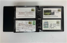 US Golf/Historical Philatelic Collection, FDCs, Sigs Include Nicklaus, Trevino, Olazabal & Many More 