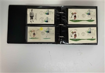 US Golf/Historical Philatelic Collection, FDCs, Sigs Include Nicklaus, Trevino, Olazabal & Many More 