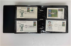 US Golf/Historical Philatelic Collection, FDCs, Sigs Include Nicklaus, Trevino, Olazabal & Many More 
