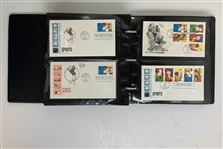 US Golf/Historical Philatelic Collection, FDCs, Sigs Include Nicklaus, Trevino, Olazabal & Many More 