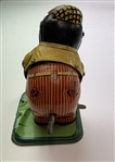 TPS Japan Tin Litho Windup Mechanical Bear Golfer Toy Set with Original Box
