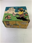 TPS Japan Tin Litho Windup Mechanical Bear Golfer Toy Set with Original Box
