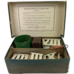 Vintage Gee Bee Products Clock Golf Lawn Putting Game, 1926