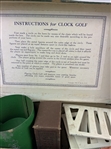 Vintage Gee Bee Products Clock Golf Lawn Putting Game, 1926