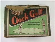 Vintage Gee Bee Products Clock Golf Lawn Putting Game, 1926