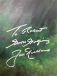 Jack Nicklaus Signed 1986 Masters 'Golden Moment' Original Oil on Canvas Painting JSA ALOA