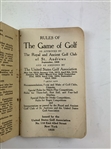 Byron Nelson Signed 1975 USGA Encyclopedia of Golf Book & 1925 Rules Booklet JSA ALOA