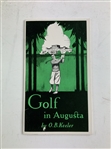 A Collection of Vintage Augusta National Golf Club and Masters Tournament Memorabilia Including a Jack Nicklaus Inscribed Autograph JSA ALOA