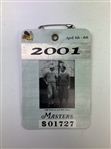 A Collection of Five Tournament Badges and Tickets Representing Each Of Tiger Woods Career Masters Wins