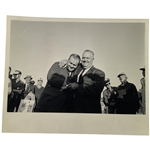 Original 1963 Jack Nicklaus First Masters Victory In Green Jacket w/ Father Original Photo