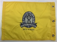 A Trio of Official Major Championship Embroidered Golf Pin Flags