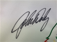 John Daly Signed Official Lion Logo Golf Pin Flag JSA ALOA