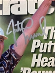 A Collection of Twelve Hand-Signed Professional Golf Magazines Featuring Justin Leonard & Phil Mickelson JSA ALOA