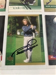 A Collection of 33 Signed Professional Golf Trading Cards including Major Champions and Notable Rookies JSA ALOA