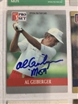 A Collection of 33 Signed Professional Golf Trading Cards including Major Champions and Notable Rookies JSA ALOA