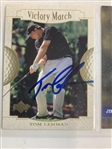A Collection of 33 Signed Professional Golf Trading Cards including Major Champions and Notable Rookies JSA ALOA