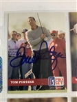 A Collection of 33 Signed Professional Golf Trading Cards including Major Champions and Notable Rookies JSA ALOA