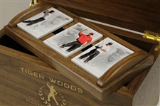Tiger Woods Deluxe Upper Deck Ltd Ed Master Collection #145/200 in Box - Full Base