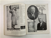 1935 US Open at Oakmont Country Club Official Program