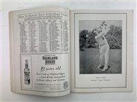 1935 US Open at Oakmont Country Club Official Program