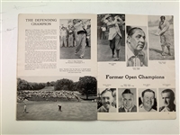 1948 US Open Championship at Riviera CC Program - Ben Hogan’s 1st Open