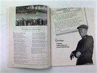 Two Pieces of 1957 U.S. Amateur Championship Golf Ephemera Including Official Program and Wednesday Pairings Sheet