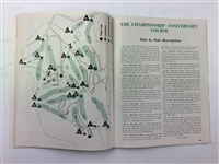 Two Pieces of 1957 U.S. Amateur Championship Golf Ephemera Including Official Program and Wednesday Pairings Sheet
