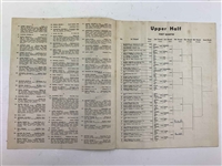 Two Pieces of 1957 U.S. Amateur Championship Golf Ephemera Including Official Program and Wednesday Pairings Sheet
